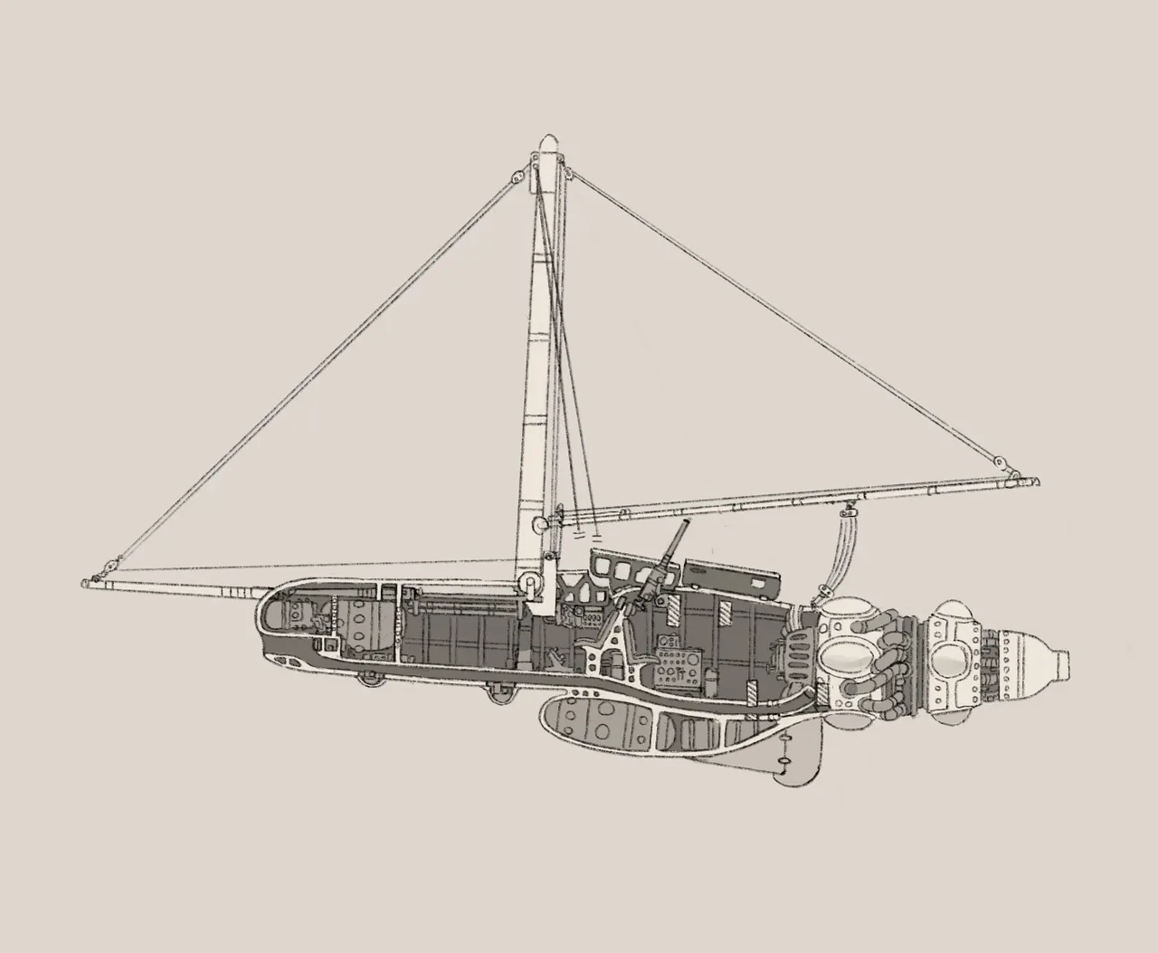 Light gunboat — Aeria