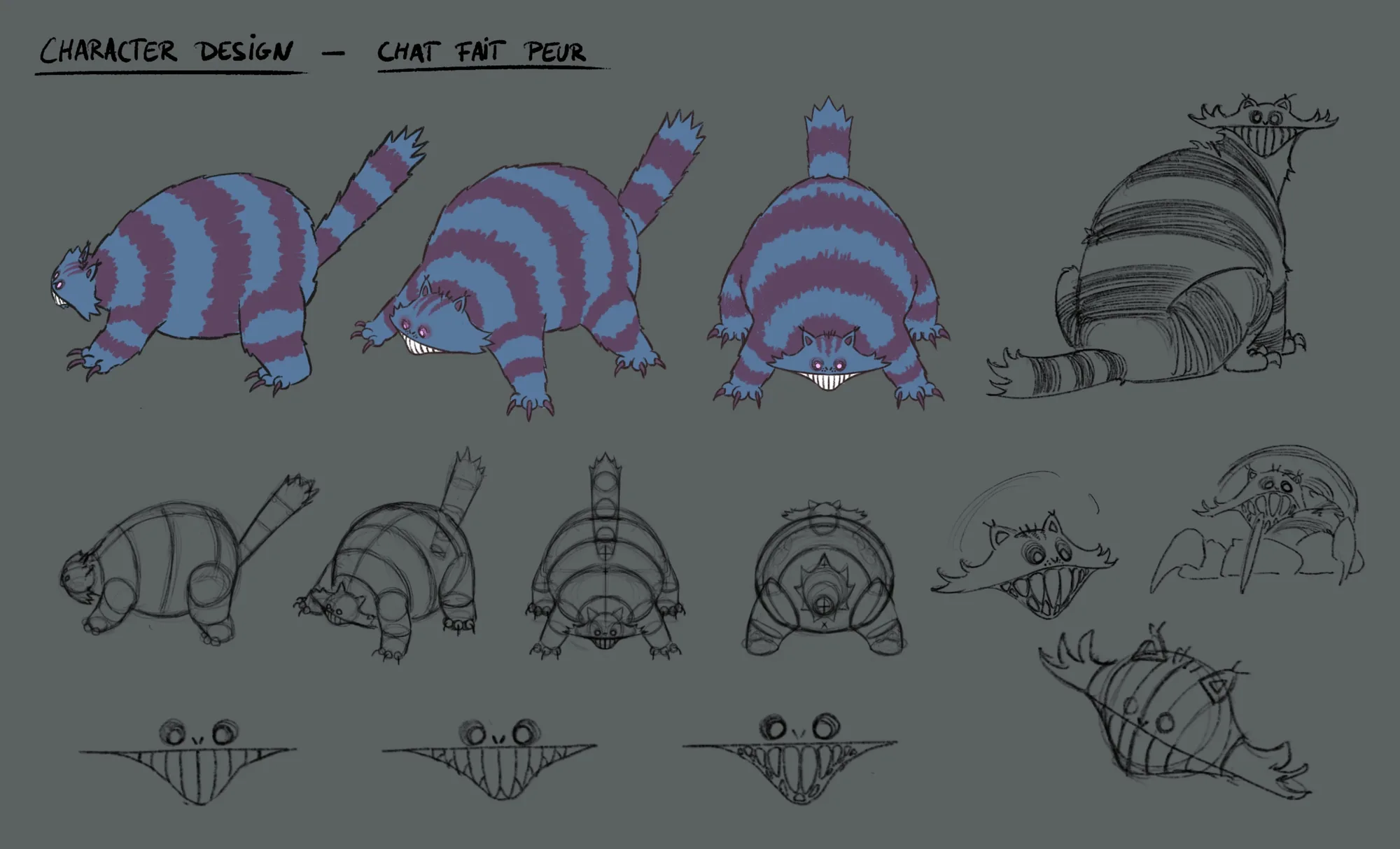 Le chat de Cheshire — Chat fait peur