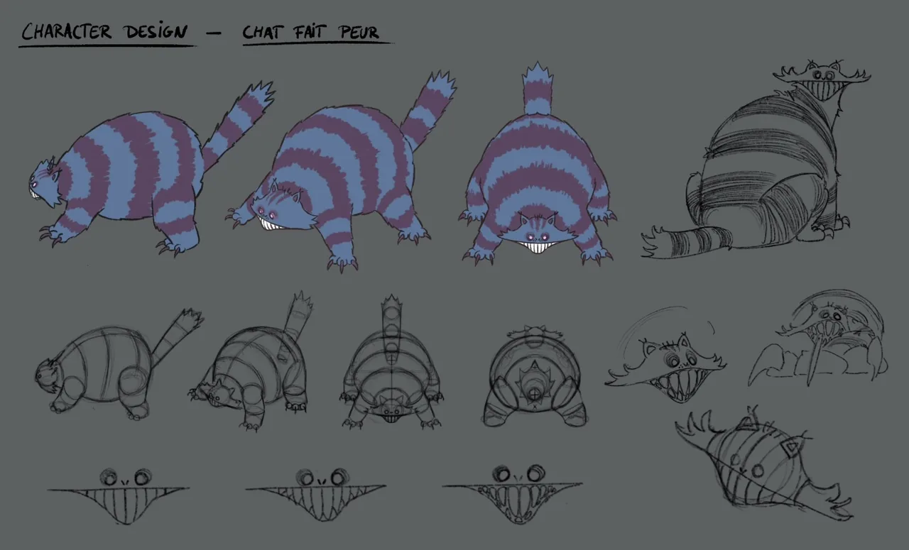 Le chat de Cheshire — Chat fait peur